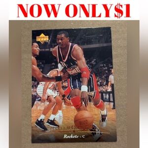 Hakeem Olajuwon 1995 Upperdeck Houston Rockets NBA Basketball Cards